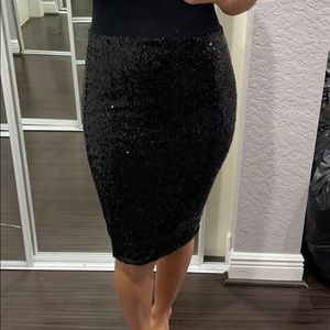 Bebe sequence mid skirt